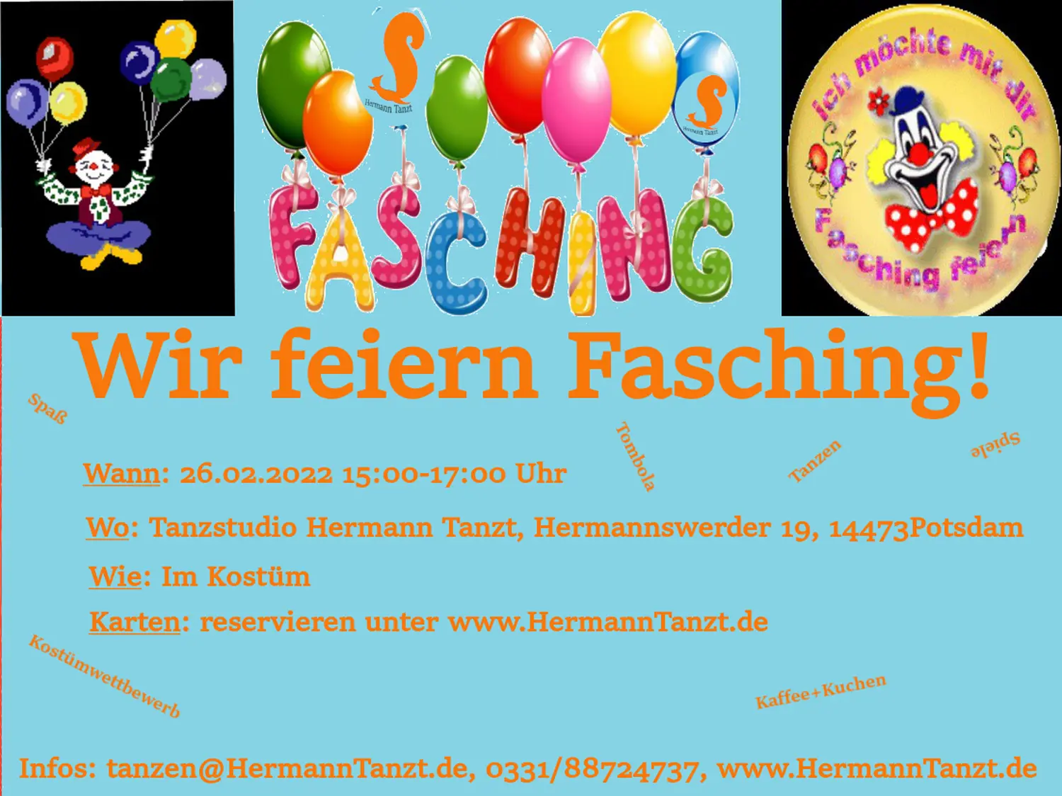 Plakat Fasching